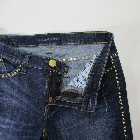 ROCK & REPUBLIC Kasandra Boot Cut Jeans Size 10M          #6 - Picture 5 of 8